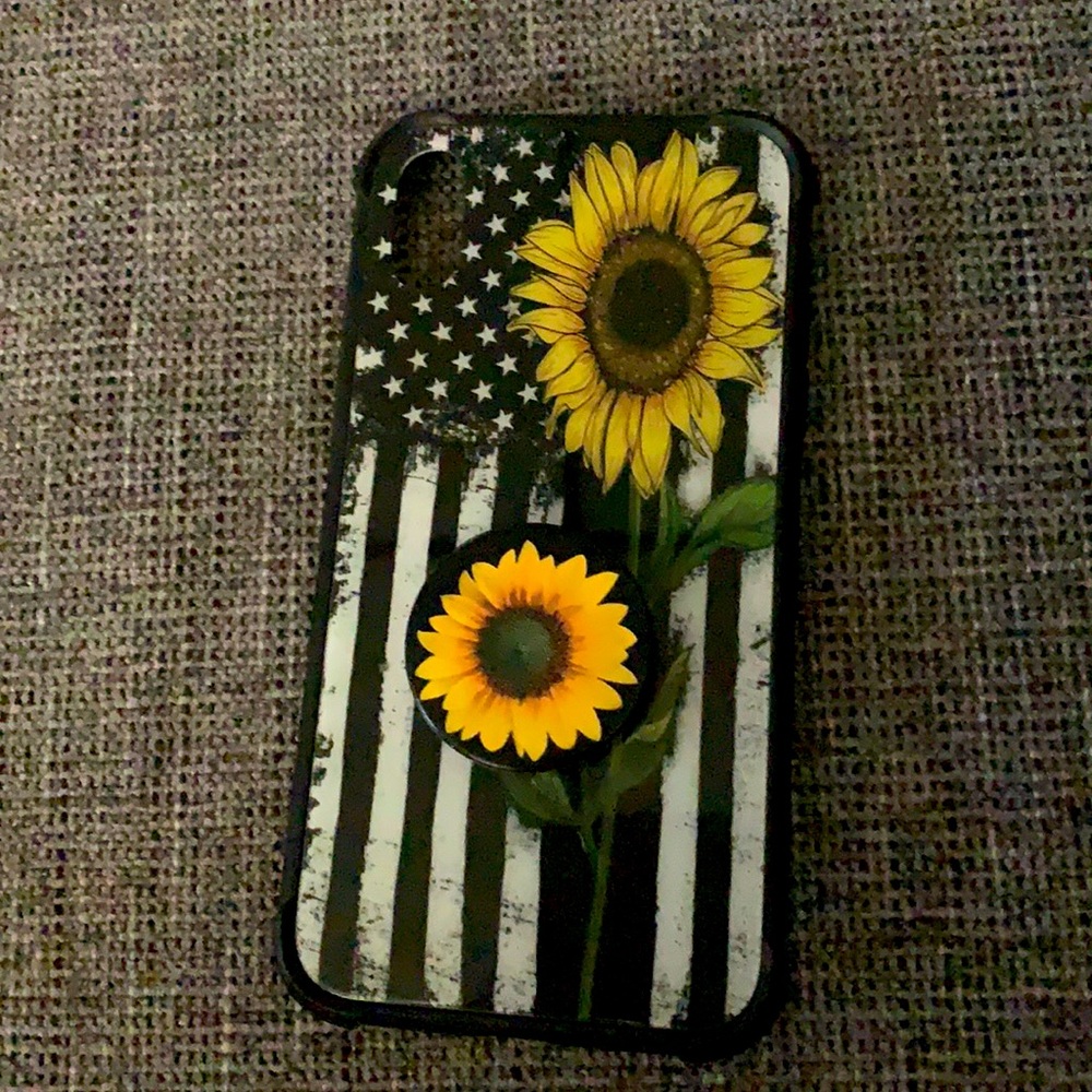 iPhone XR sunflower phone case